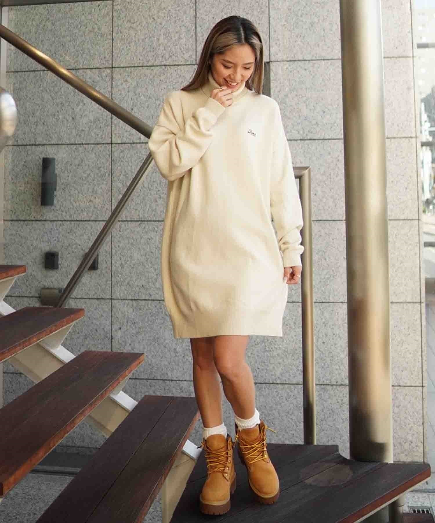 RVCA/ルーカ レディース ワンピース ニットワンピ ハイネック