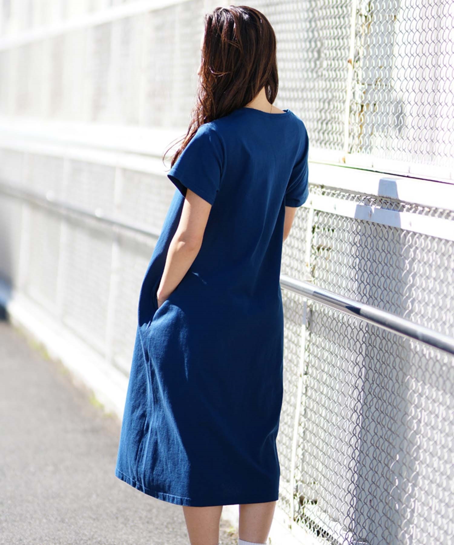 CHUMS チャムス CHUMS Logo Dress レディース ワンピース ロゴ ショートスリーブ CH18-1259 5