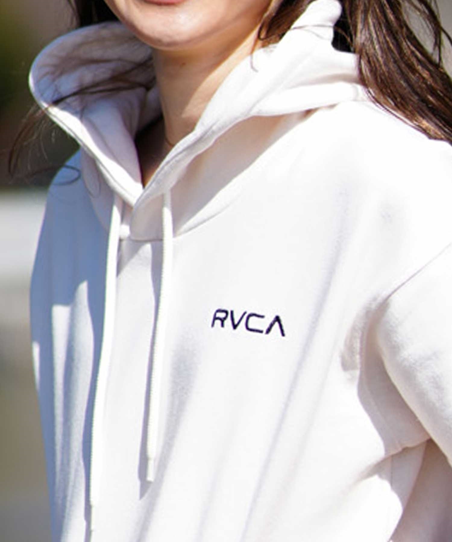 RVCA ルーカ BE043-P50 レディース パーカー ワンピース ムラサキスポーツ限定(BLK-S)