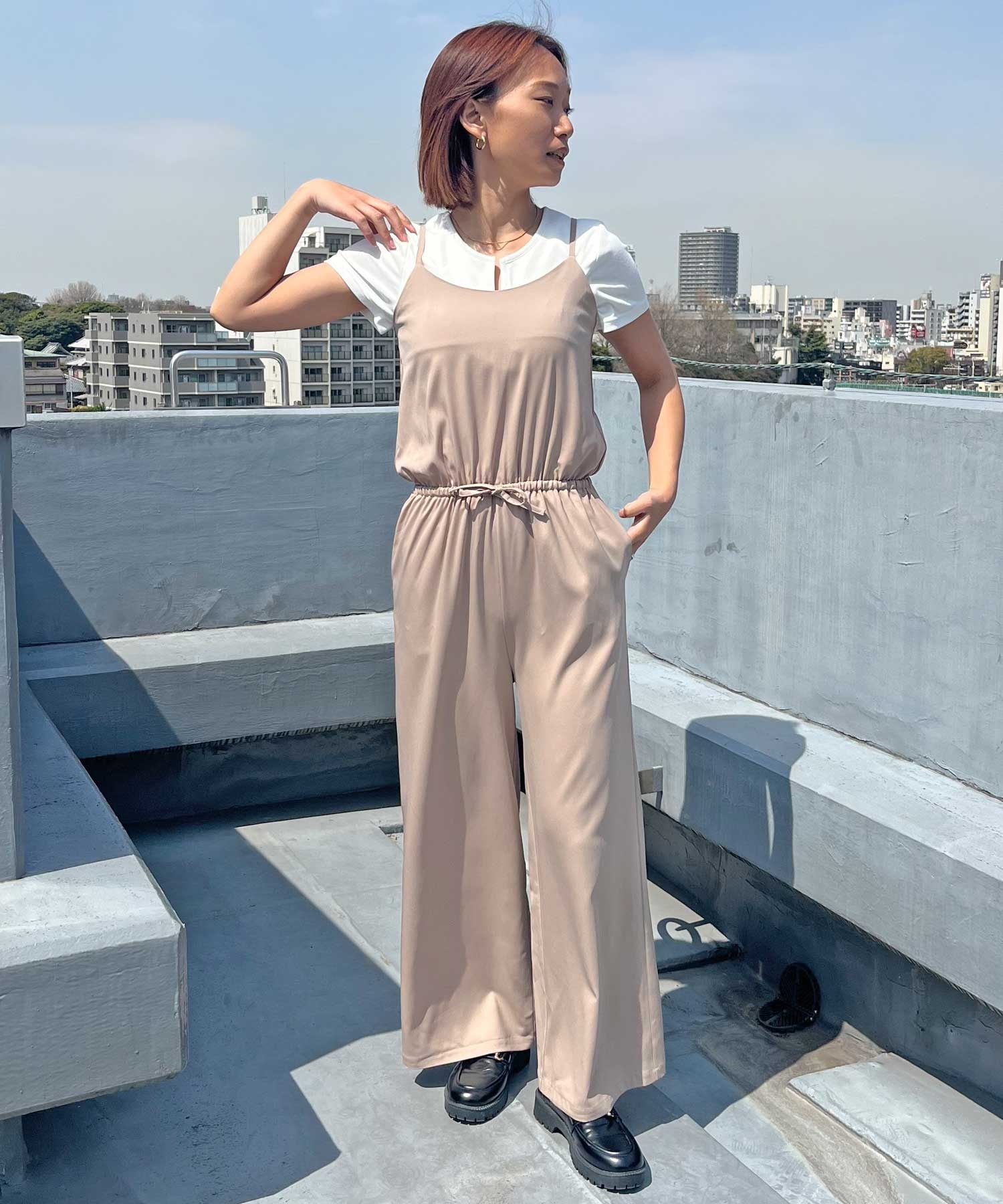 RIKKA FEMME リッカファム レディース ワンピース キャミロンパース