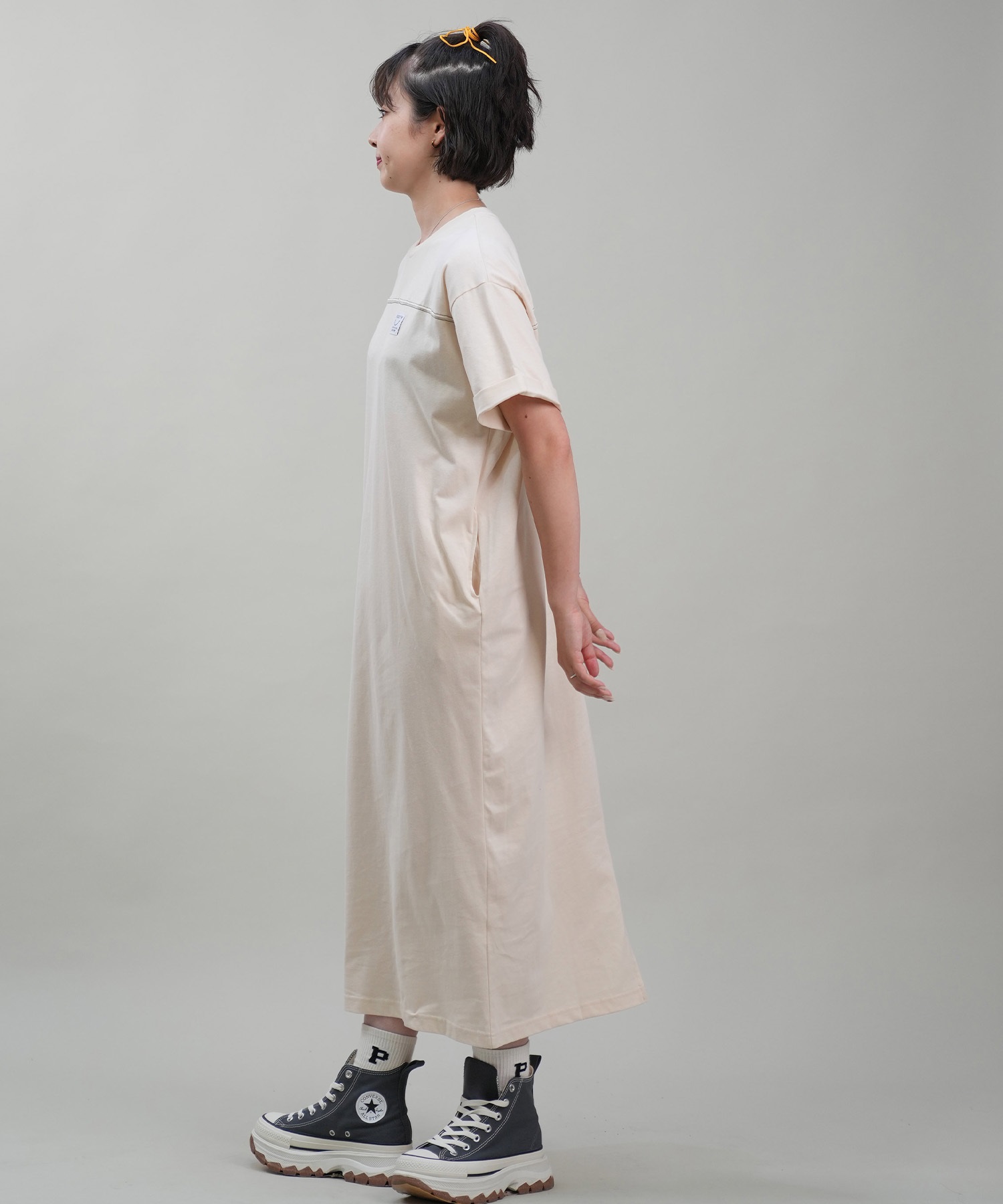 RUSTY ラスティー レディース ロングワンピース 半袖 924350
