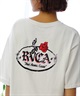 【クーポン対象】RVCA ルーカ レディース サイドギャザーワンピース BE04C-368(WHT-S)