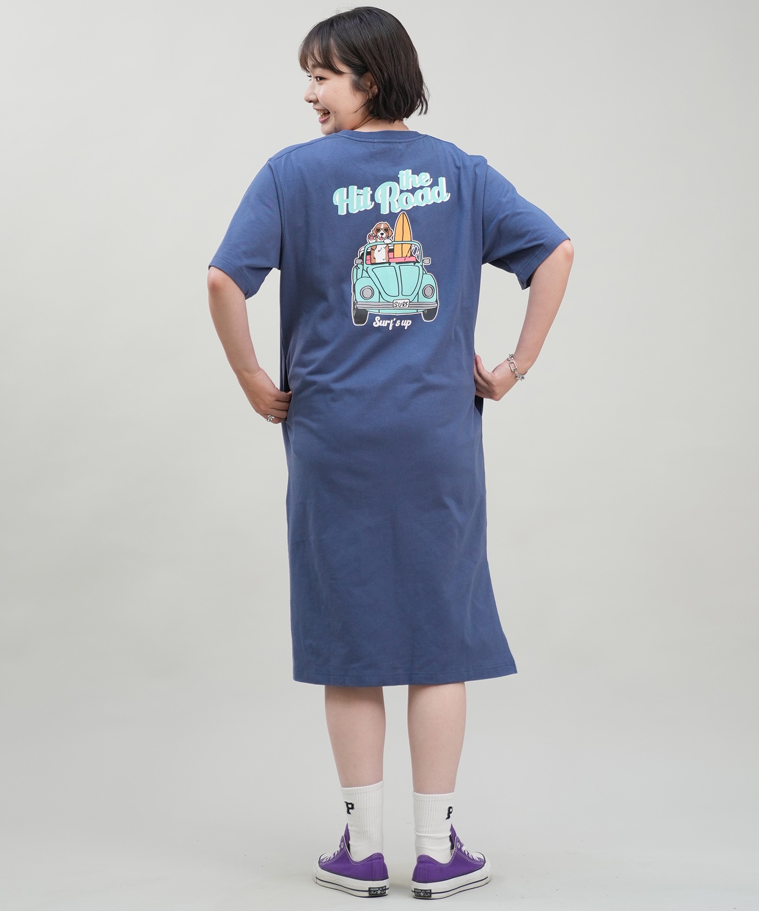SURF'S UP サーフズアップ ワンピース レディース バックプリント