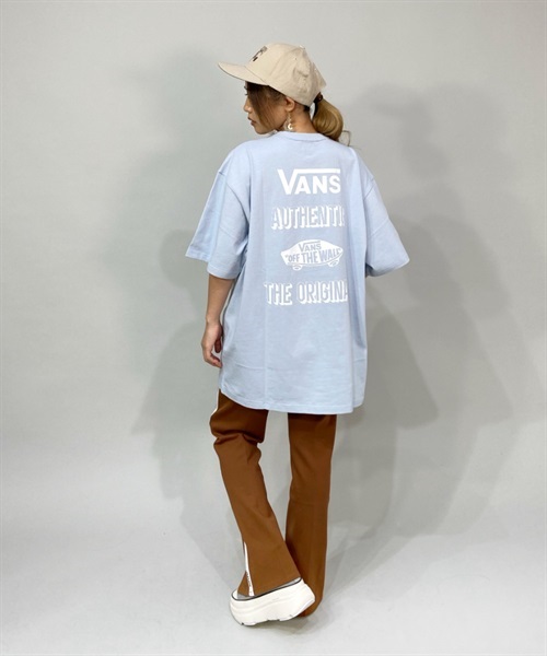 VANS バンズ 122H3010123 レディース 半袖 Tシャツ ムラサキスポーツ限定 JJ1 C11(OFWHT-S)