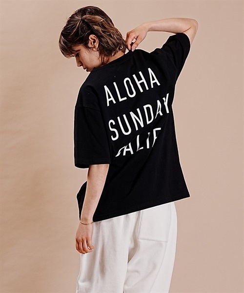 ALOHA SUNDAY/アロハサンデー デザインTシャツ AS-MS-003