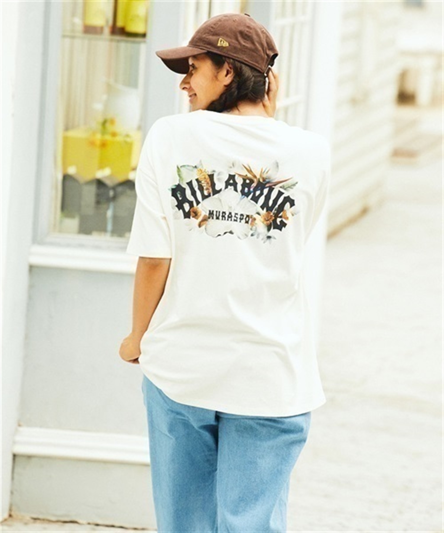 ムラサキスポーツ×BILLABONG/ビラボン×KAMEA HADAR/カメア・ハーダー ユニフォームプロジェクト BD013-245 半袖Tシャツ レディース(SPE-M)