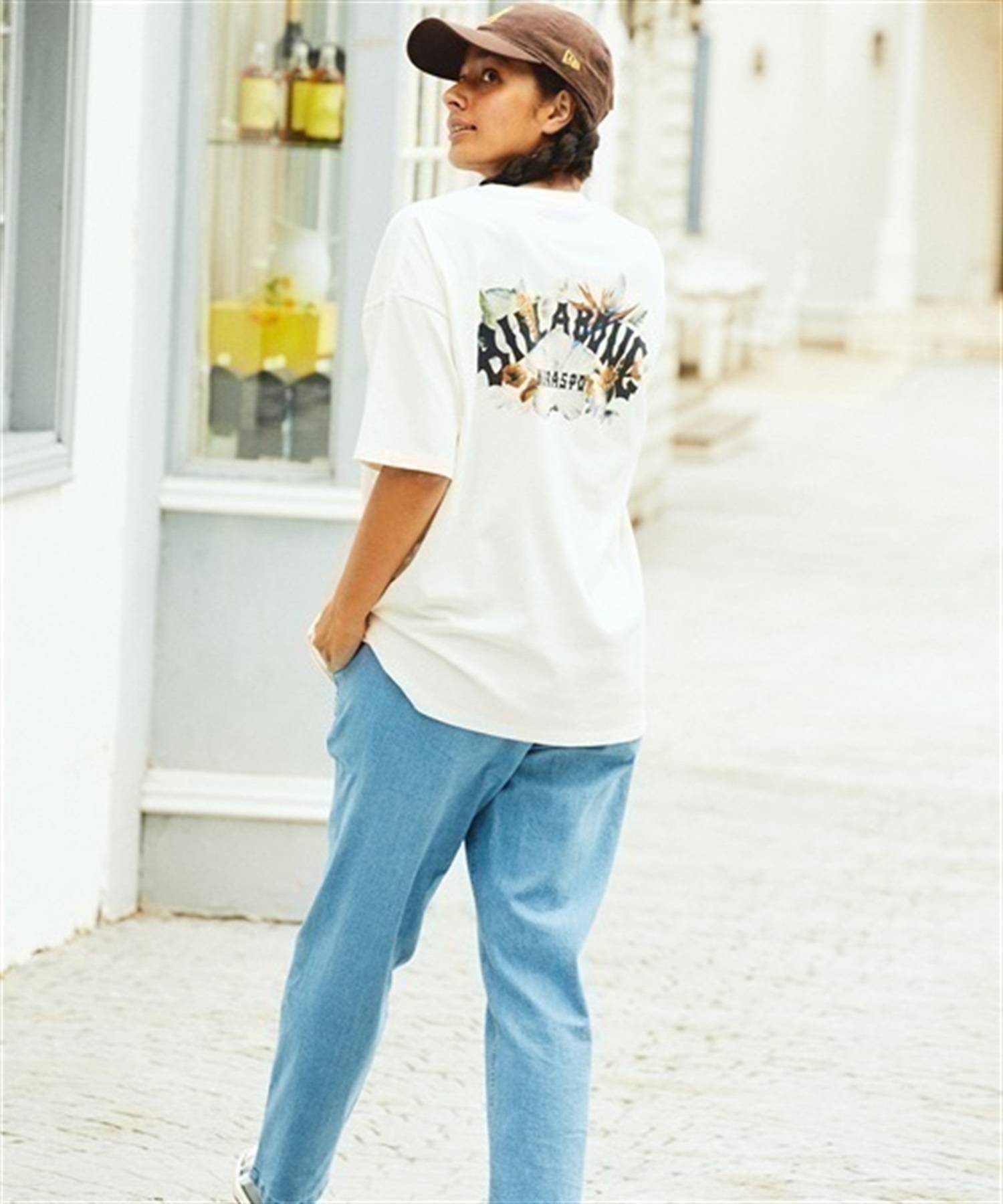 ムラサキスポーツ×BILLABONG/ビラボン×KAMEA HADAR/カメア・ハーダー ユニフォームプロジェクト BD013-245 半袖Tシャツ レディース(SPE-M)