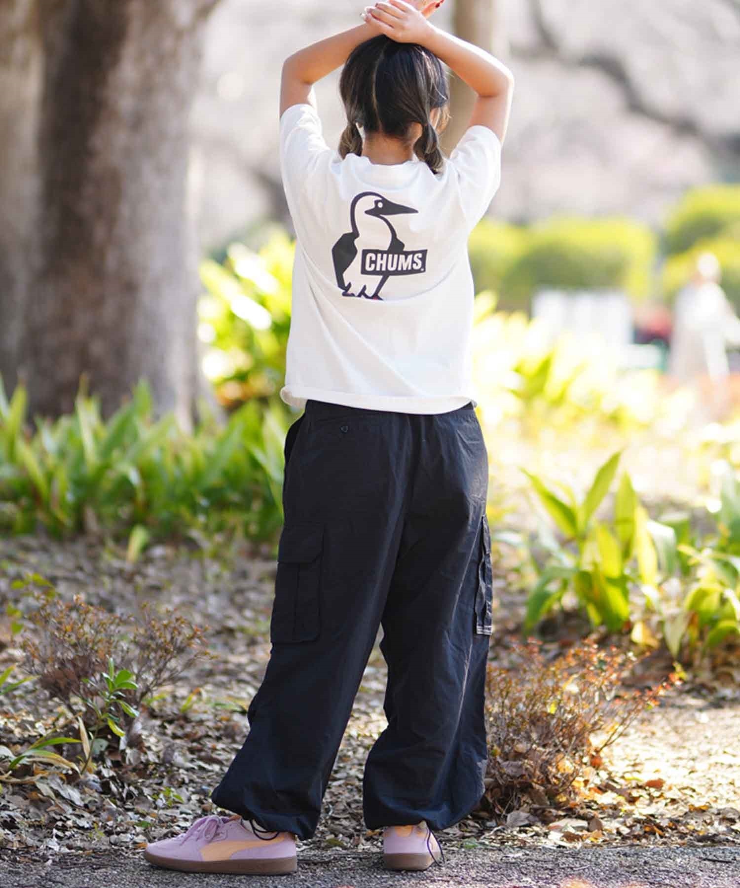 CHUMS チャムス Booby Logo T-Shirt レディース 半袖Tシャツ バックプリント LOGO CH11-2279 12