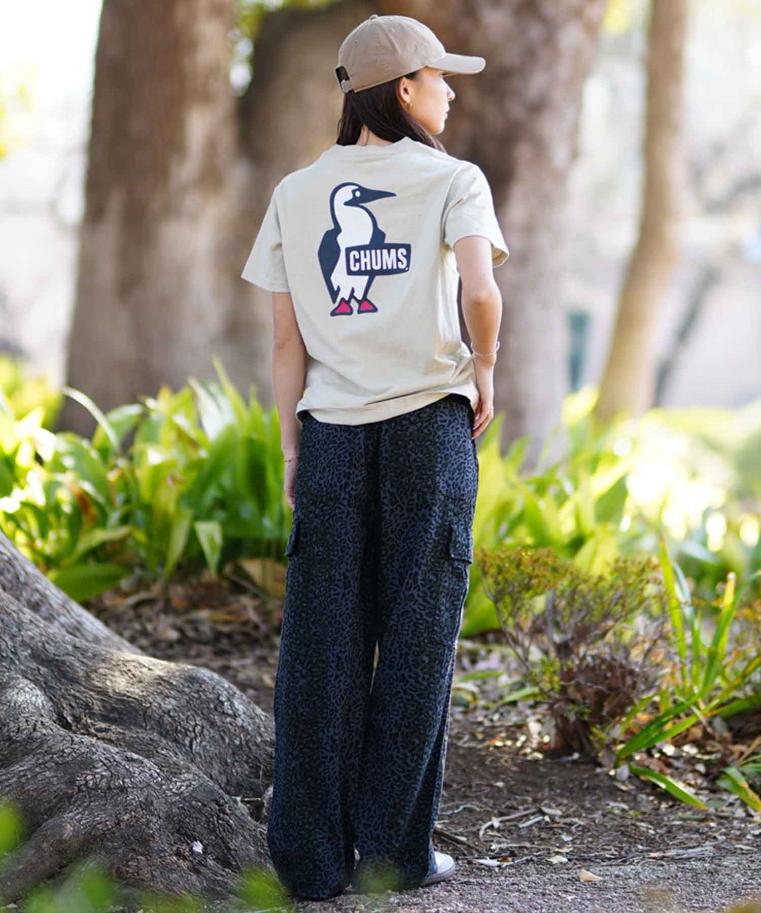 CHUMS チャムス Booby Logo T-Shirt レディース 半袖Tシャツ