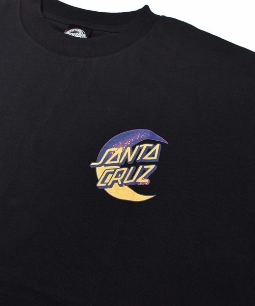 SANTA CRUZ サンタクルーズ DARK ARTS DOT S/S TEE 502231431 レディース 半袖 Tシャツ バックプリント KK1 C28(BK-M)