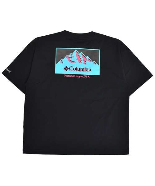 Columbia コロンビア Imperial Park Graphic SS Tee PM6871 レディース 半袖 Tシャツ KK1 D14(BKBL-S)