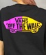 VANS バンズ 122H3010723 レディース 半袖 Tシャツ ムラサキスポーツ限定 KK1 D24(BK-S)