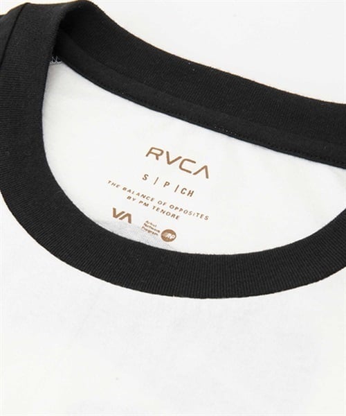 RVCA ルーカ DECCA RAGLAN TEE BD043-243 レディース 半袖 Tシャツ KK2 E5(WTBK-S)