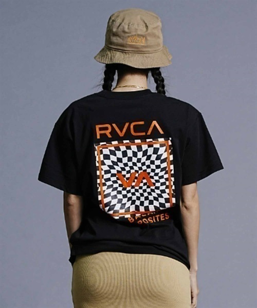 RVCA ル―カ BD043-P25 レディース トップス カットソー Tシャツ 半袖 KK E18(BKPK-S)