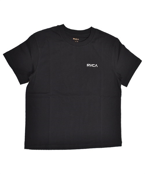 RVCA ルーカ SOUVENIR SHORT SLEEV BD043-P20 レディース 半袖 Tシャツ ムラサキスポーツ限定 KK1 B28(BLK-S)