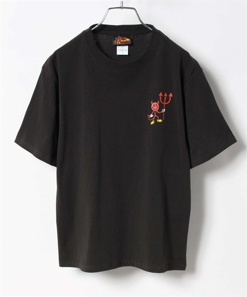 WORLD INDUSTRIES ワールドインダストリーズ MWISDST5 レディース トップス カットソー Tシャツ 半袖 KK D27(BKYE-M)