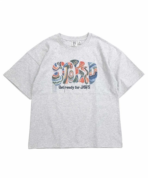 ROXY ロキシー MAUI ISLAND RST231628T レディース 半袖 Tシャツ ROXY x AIRTIST TAKAGI ERI コラボレーション KX2 D7(YE-M)