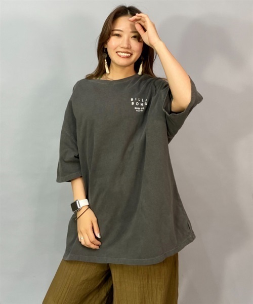 BILLABONG ビラボン BACK LOGO LOOSE TEE BD013-208 レディース 半袖 Tシャツ KX1 B20(GKZ0-M)