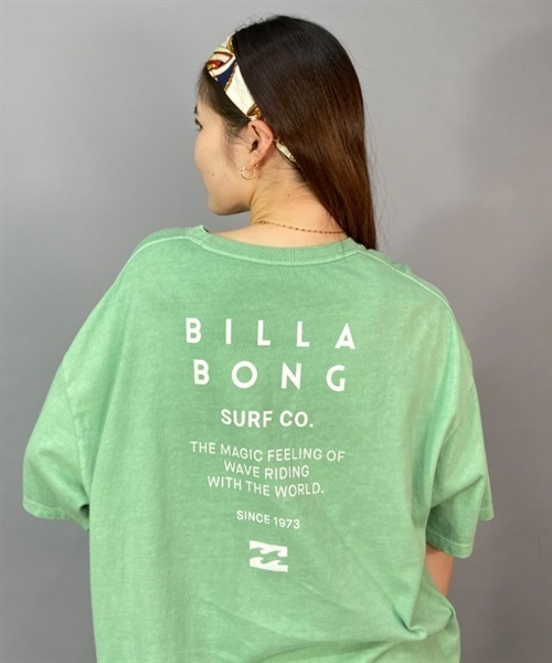 BILLABONG ビラボン BACK LOGO LOOSE TEE BD013-208 レディース 半袖 Tシャツ KX1 B20(GKZ0-M)