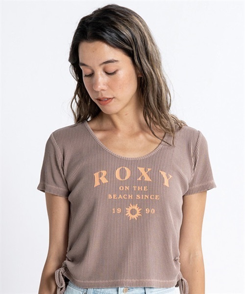 ROXY ロキシー ON THE BEACH TEE RST231094 レディース 半袖 Tシャツ トップス KX1 B22(BRN-S)