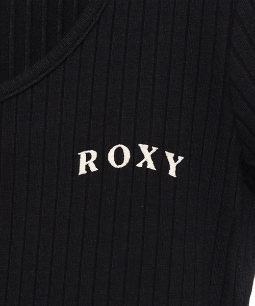 ROXY ロキシー RIB SHORTSLEEVE TEE RST231637T レディース 半袖 Tシャツ トップス KX1 B22(BLK-M)