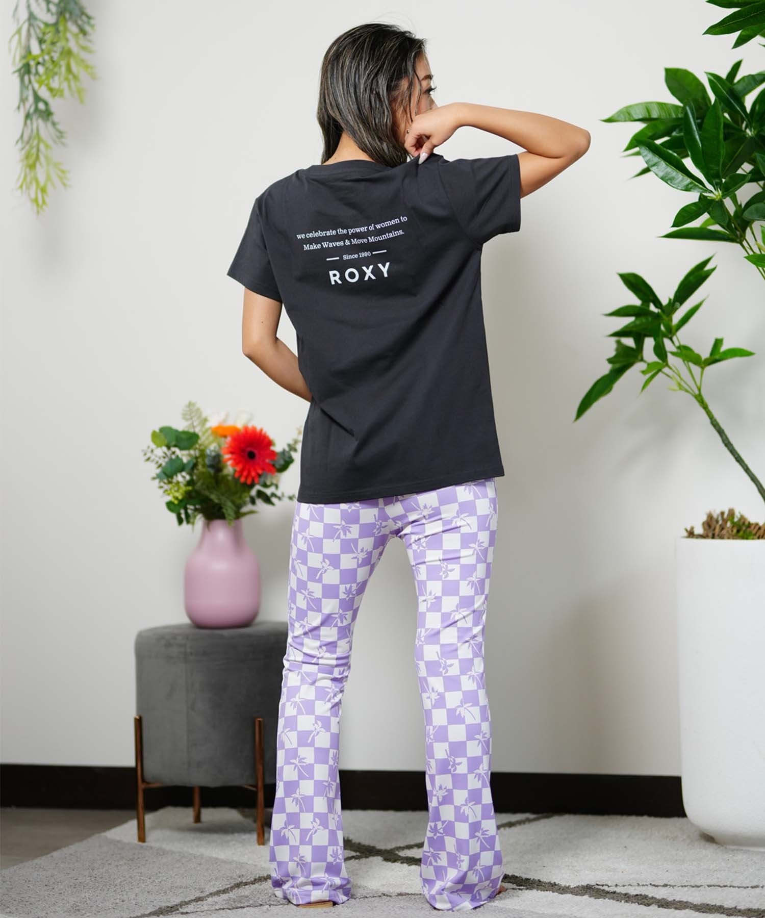 ROXY ロキシー POWER OF WOMEN Tシャツ パワーオブウーマン レディース バックプリント RST241081(NVY-M)