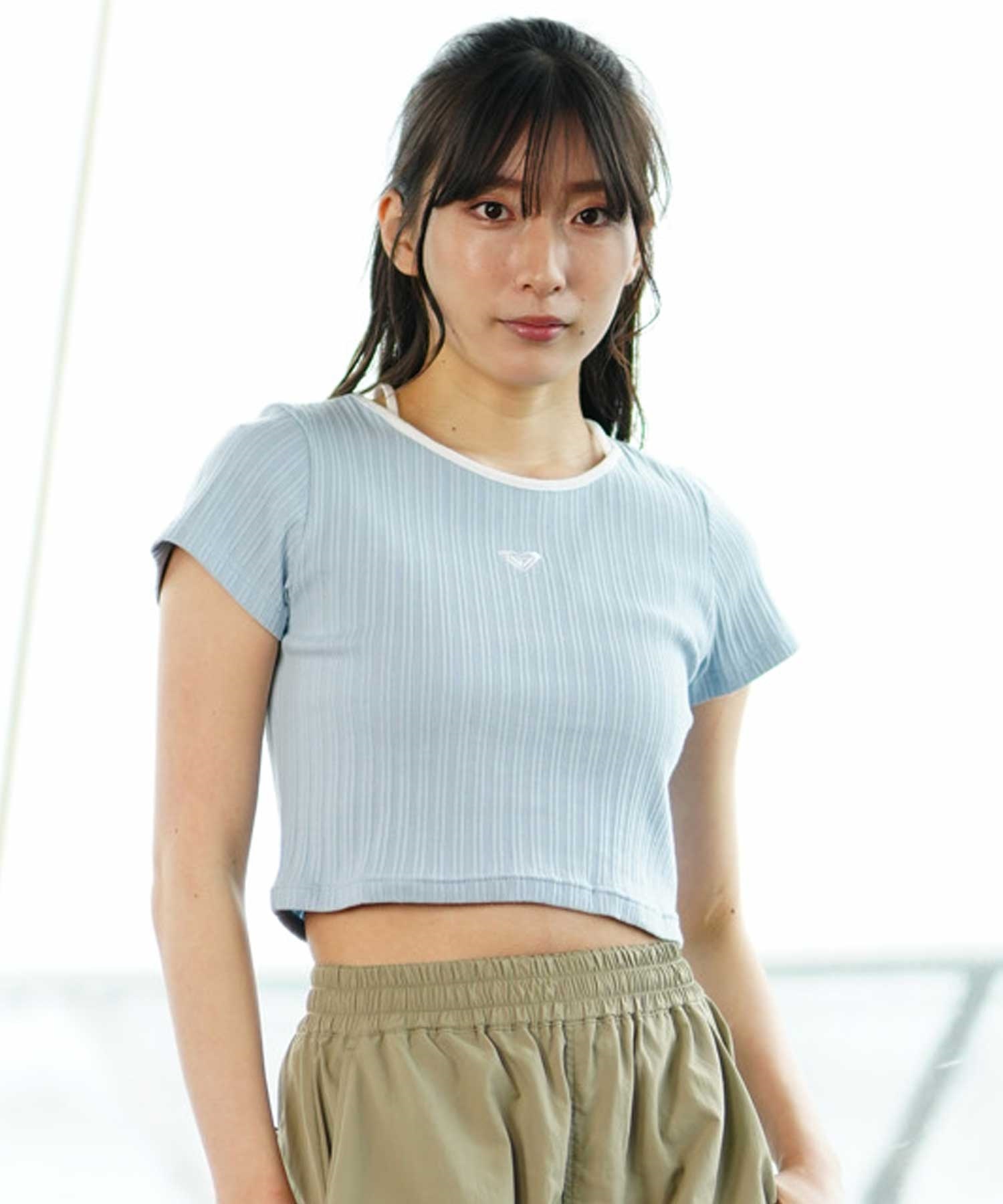 ROXY ロキシー RST241090 レディース 半袖 Tシャツ チビT クルー