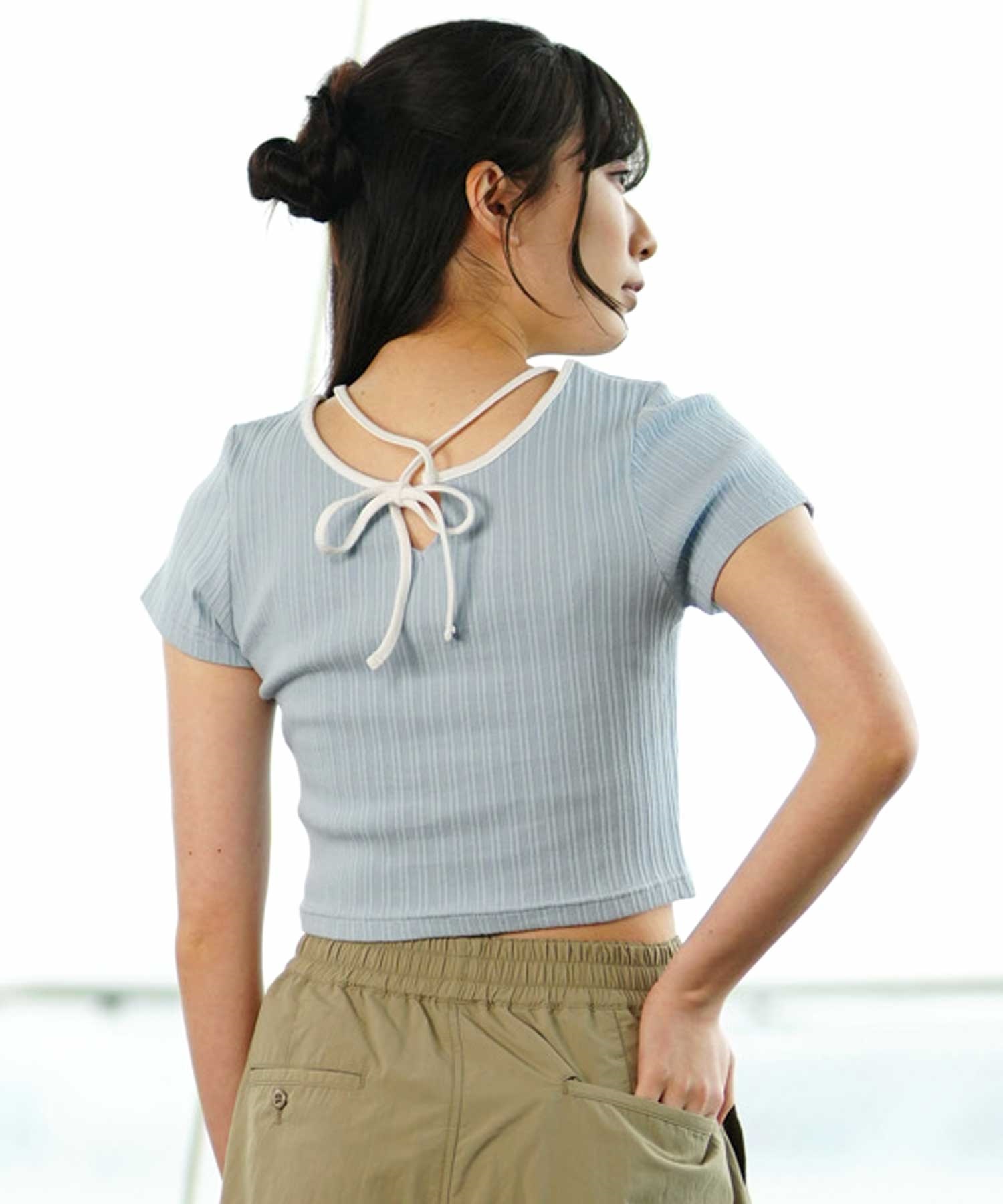 ROXY ロキシー RST241090 レディース 半袖 Tシャツ チビT クルー