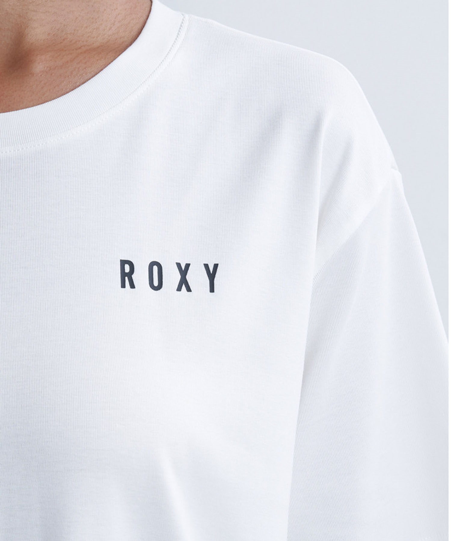 ROXY ロキシー メロディー レディース 半袖 Tシャツ クルーネック ワンポイント RST241082(WHT-S)
