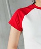 ROXY ロキシー RST241628T レディース 半袖 Tシャツ チャクララグランティーシャツ クルーネック ワンポイント(RED-S)