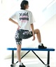 PUMA プーマ × X-GIRL エックスガール コラボ ウィメンズ グラフィック 半袖 Tシャツ レディース 624723(02-S)