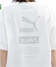 【マトメガイ対象】PUMA プーマ × X-GIRL エックスガール コラボ ウィメンズ オーバーサイズ Tシャツ 半袖 Tシャツ バックプリント 629169(02-S)