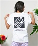 【クーポン対象】BILLABONG ビラボン SQUARE LOGO TEE レディース 半袖Tシャツ ブランドロゴ ボーイフィット BE013-201(BLK-M)