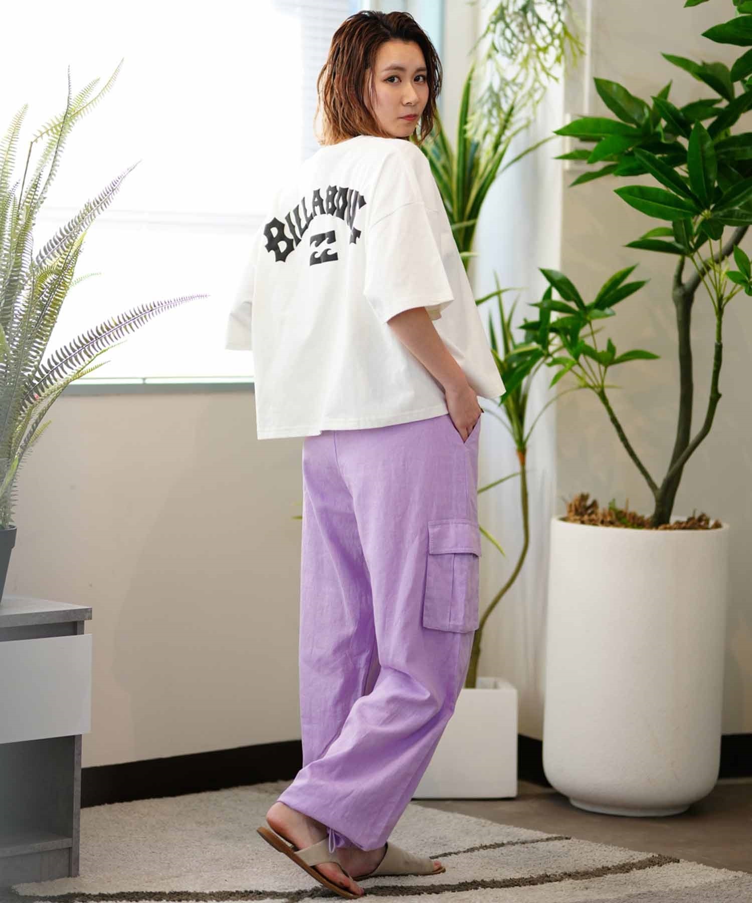 BILLABONG ビラボン ARCH LOGO WIDE LOOSE CROPED TEE
