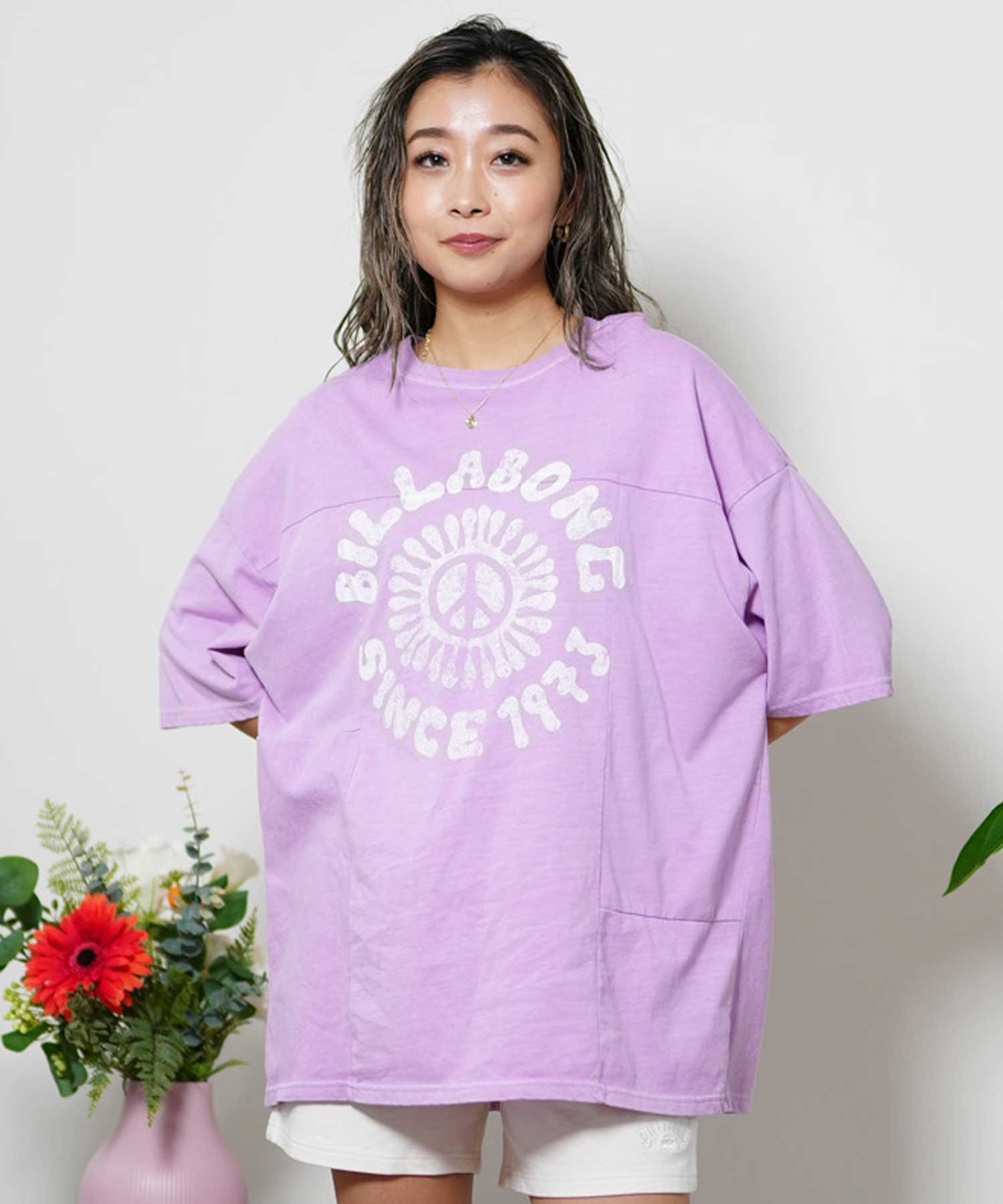 BILLABONG ビラボン BE013-213 レディース 半袖 Tシャツ ビック