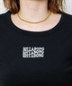 BILLABONG ビラボン BE013-217 レディース 半袖 Tシャツ ショート丈 ワンポイント(SCS-M)