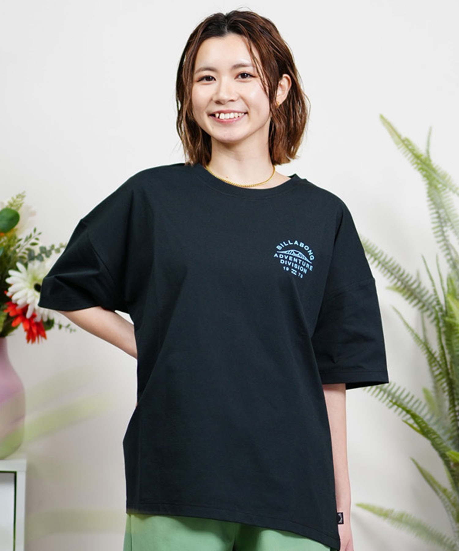 BILLABONG ビラボン レディース Tシャツ ラッシュガード ユーティリティー 水陸両用 UVケア ムラサキスポーツ限定 BE013-223(WHT-M)