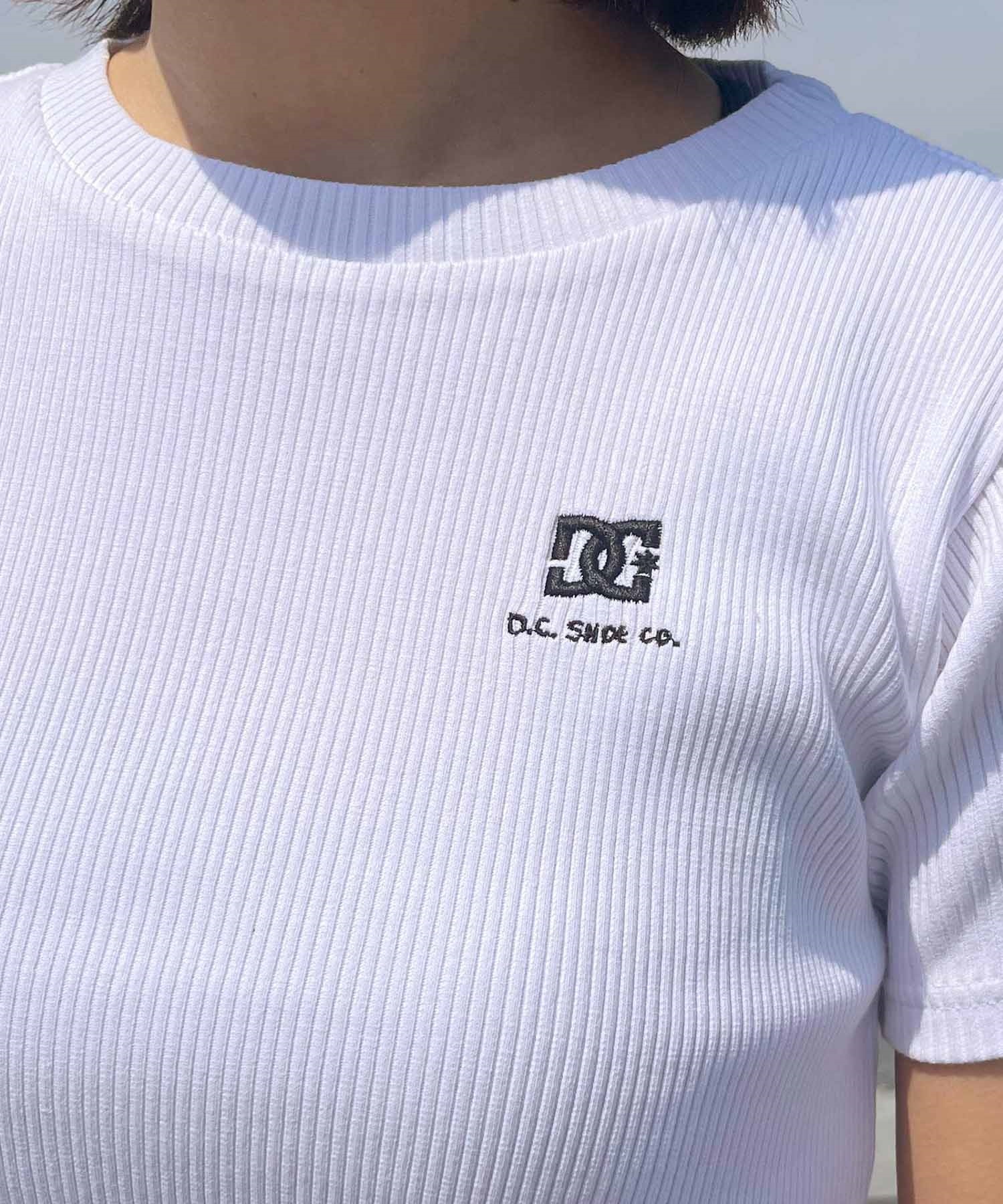 tシャツ ジョーゼット半袖T/WEB限定 レディース DC ディーシー レディース 半袖 Tシャツ ショート丈 クロップド