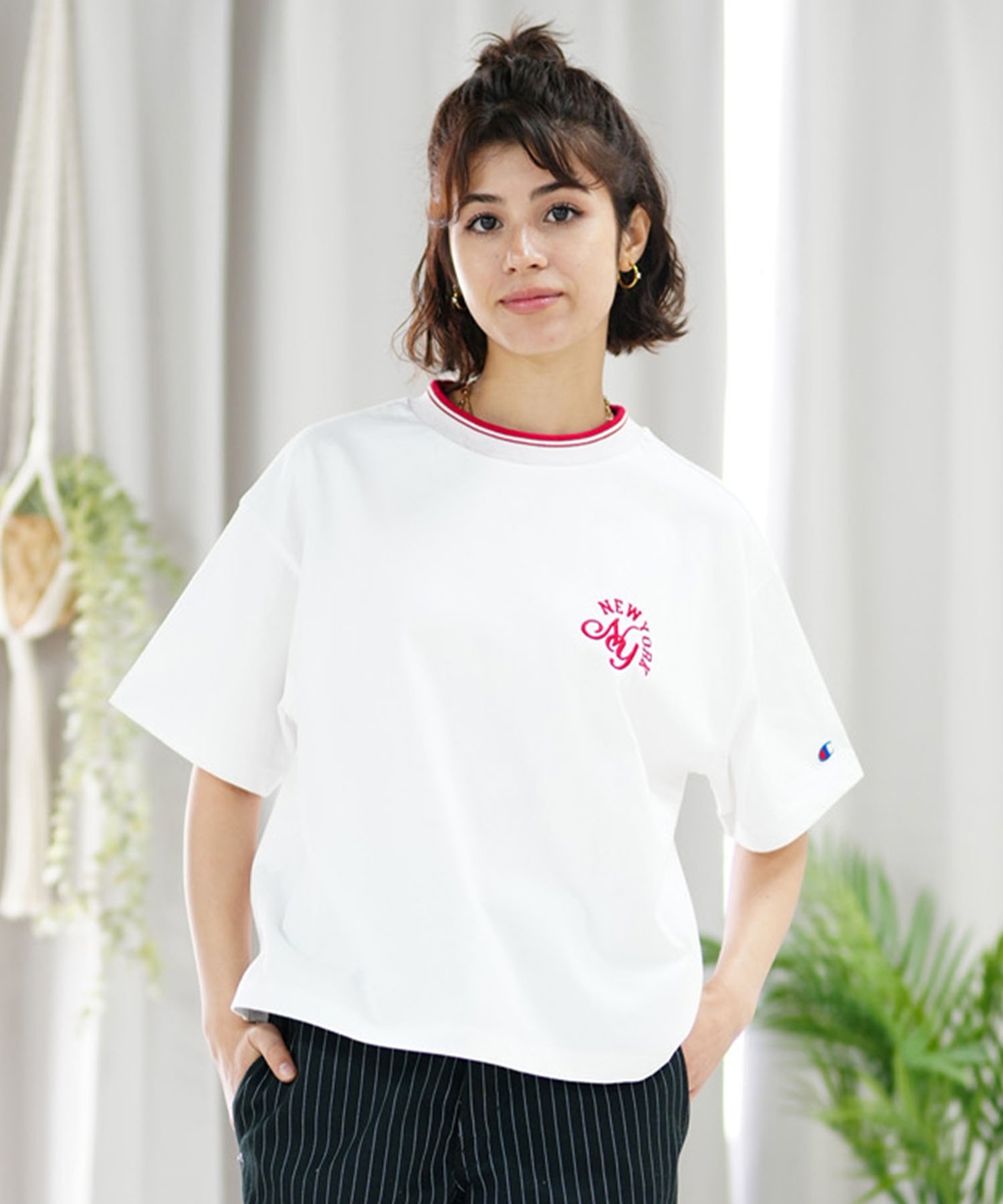 CHAMPION チャンピオン レディース 半袖 Tシャツ SHORT SLEEVE T-SHIRT CW-Z320(322-M)