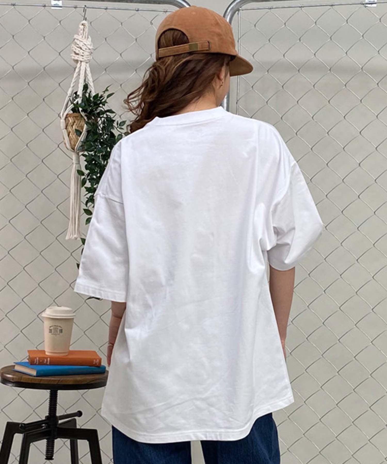 NEW ERA ニューエラ レディース オーバーサイズTシャツ 刺繍ロゴ