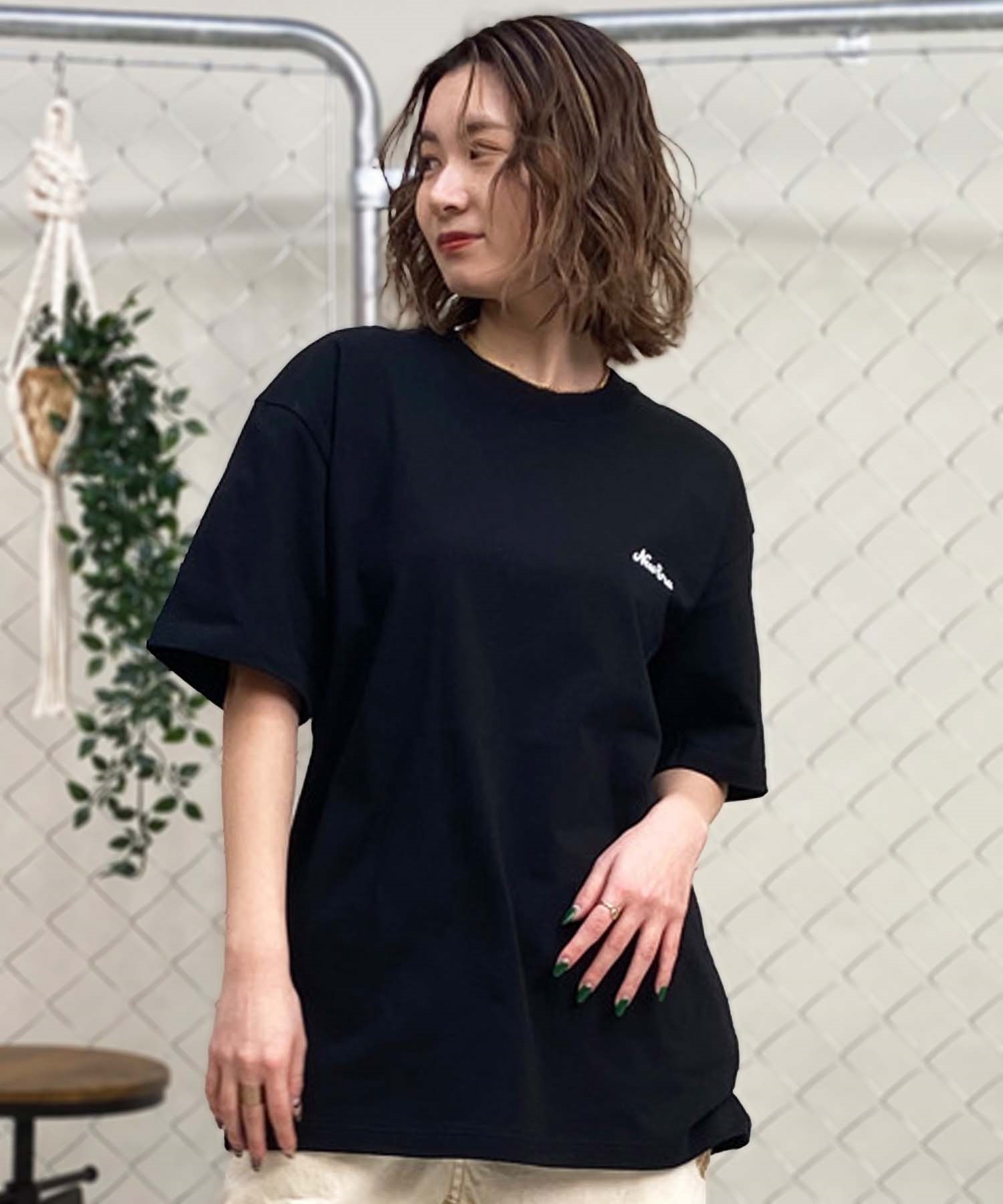manipuri半袖Tシャツ バッグ バンドバックプリント半袖Tシャツ（Tシャツ/カットソー）｜each