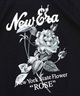 NEW ERA ニューエラ State Flowers レディース 半袖 Tシャツ オーバーサイズ バックプリント バラ 14121880(BLK-XL)