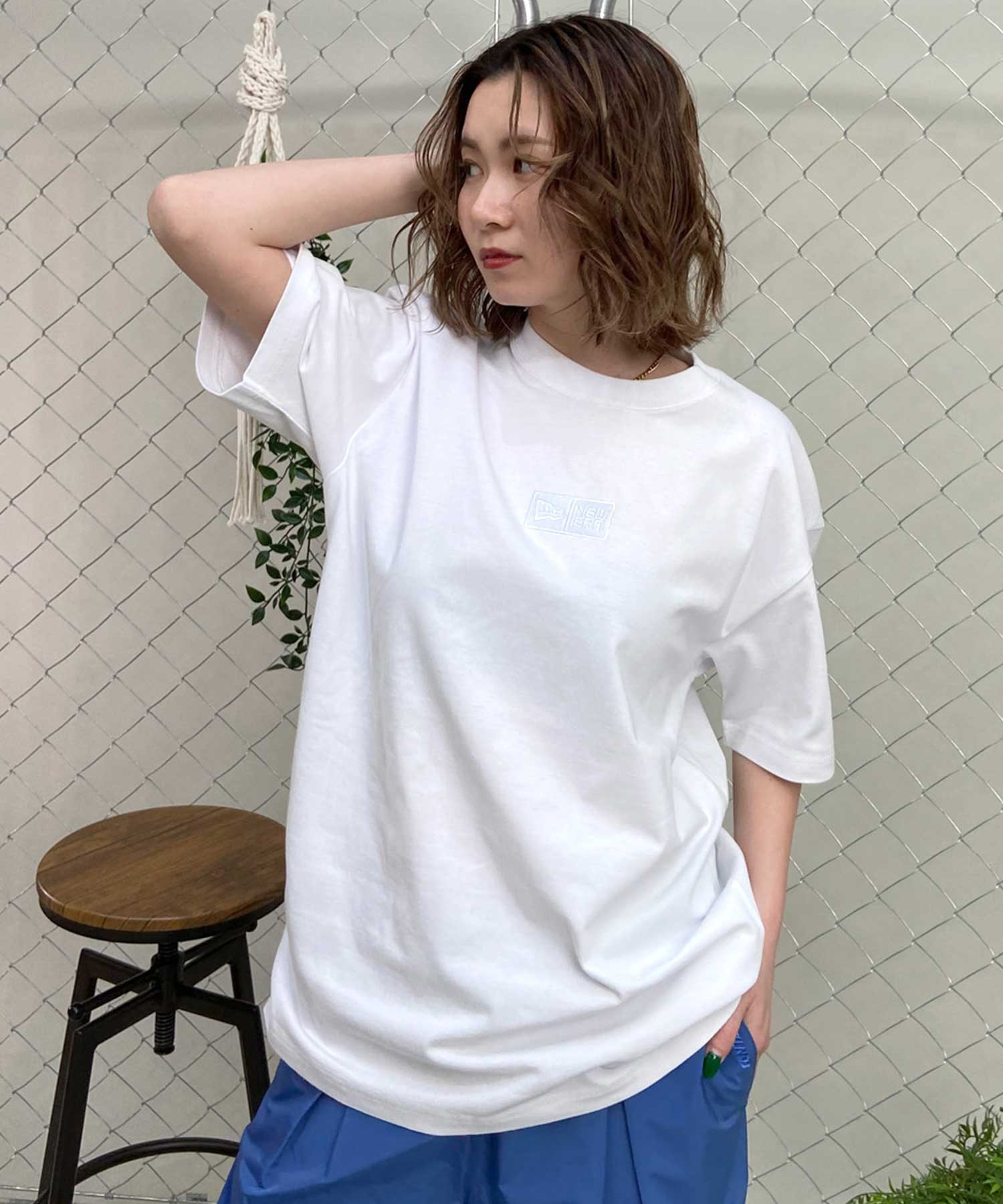 NEW ERA ニューエラ オーバーサイズ レディース 半袖Tシャツ