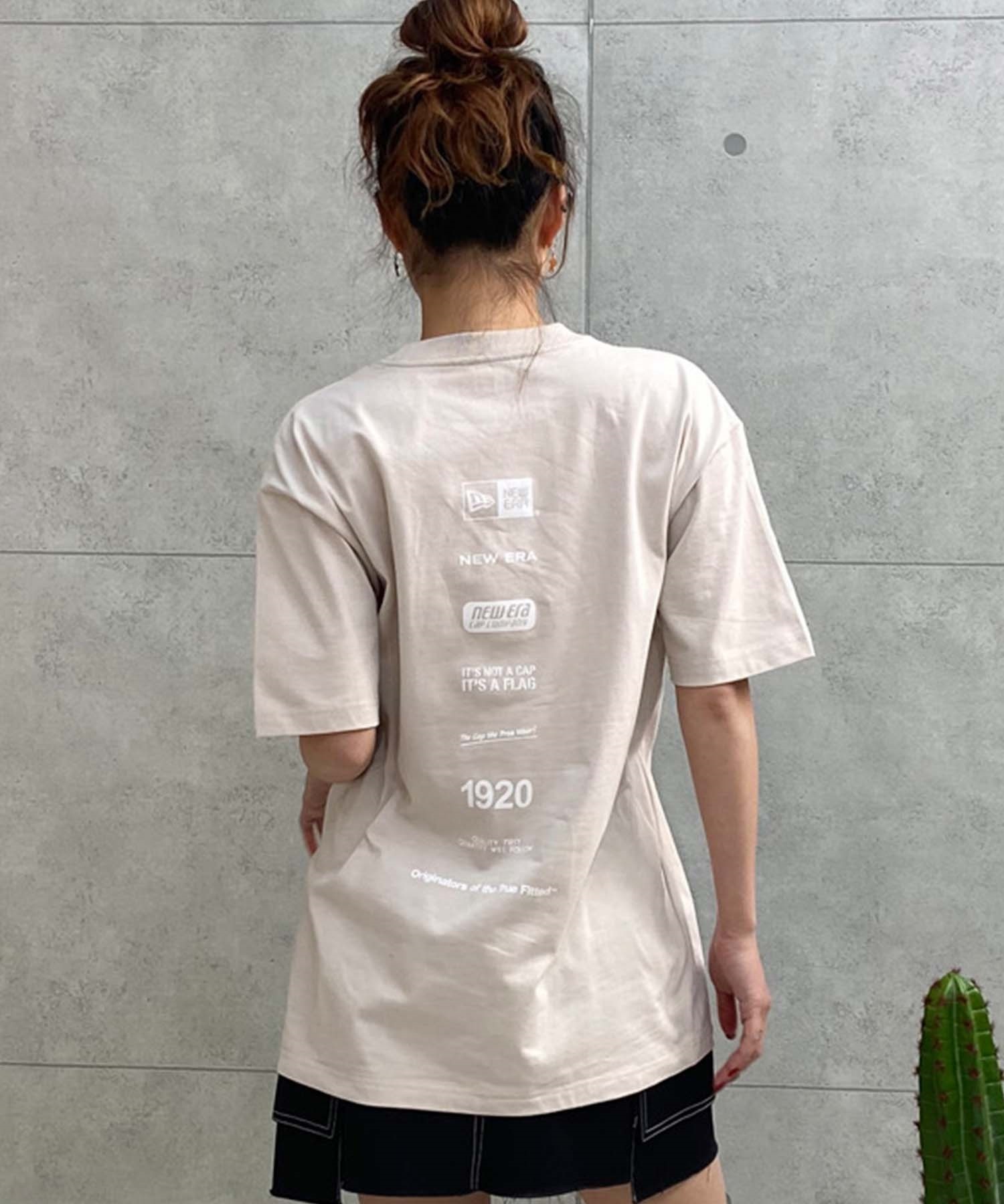 【ニューエラ】オーバーサイズド バックプリントTシャツ NEW ERA tシャツ 「ユニセックス」NEW ERA/ニューエラ オーバー
