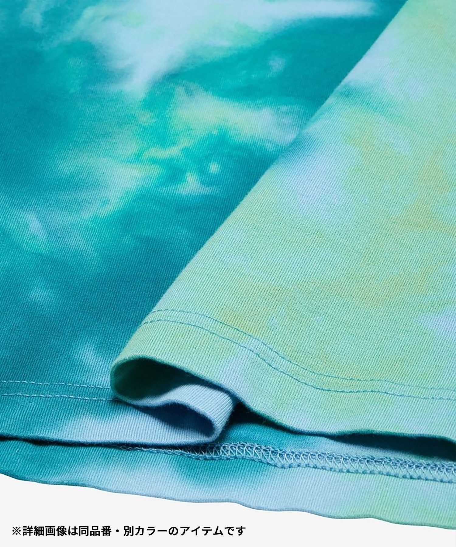 THE NORTH FACE S/S Tie Dye Handwriting Tee ガイザーアクア