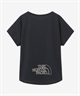 THE NORTH FACE ザ・ノース・フェイス レディース フレンチスリーブロゴデザインティー 半袖 Tシャツ 吸汗速乾 UVケア ブラック NTW32374 K(K-S)