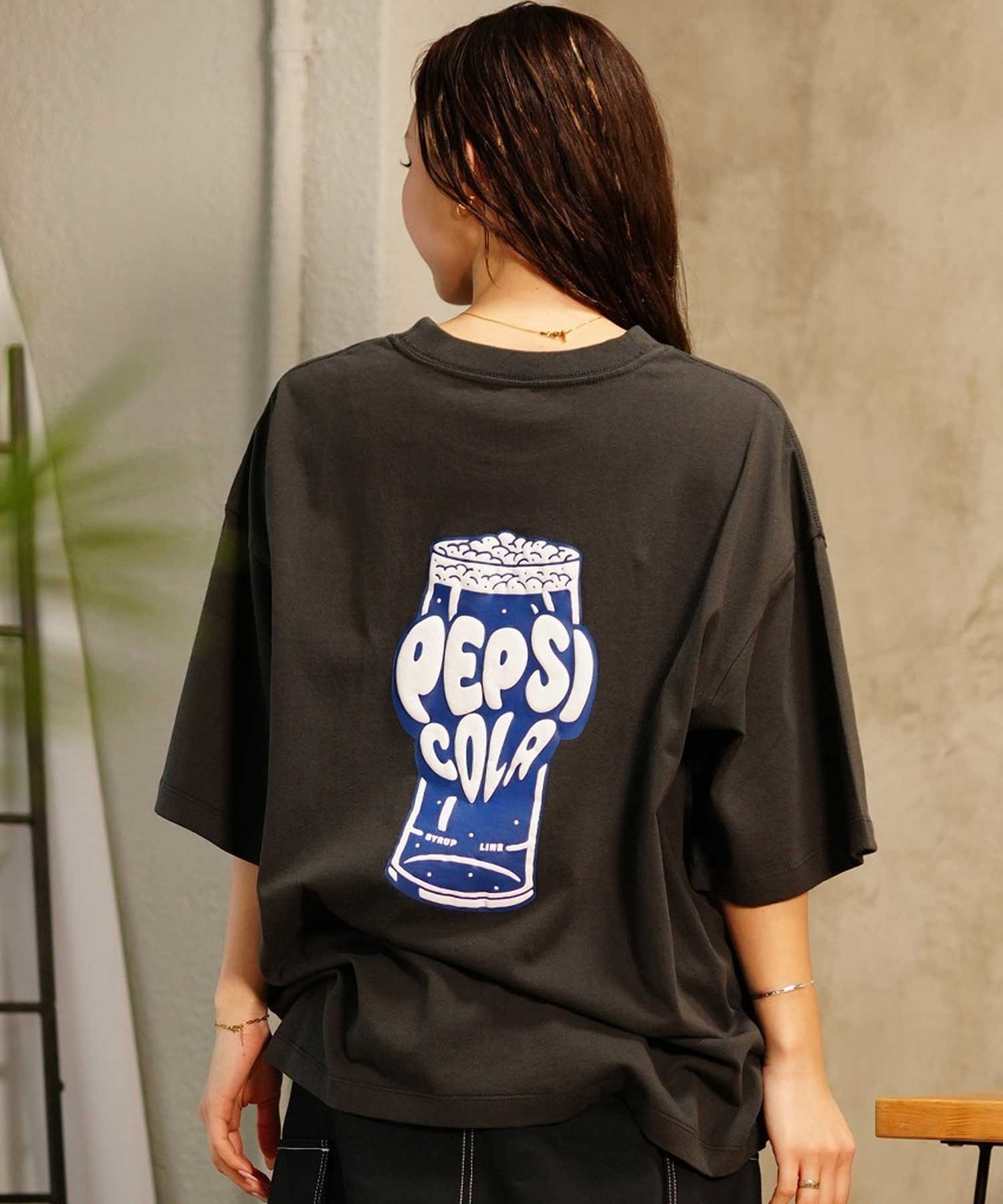 DISCUS ATHLETIC ディスカスアスレチック DISCUS×PEPSI プリントレディース 半袖 Tシャツ 4287-1977 ムラサキスポーツ限定(48INB-FREE)