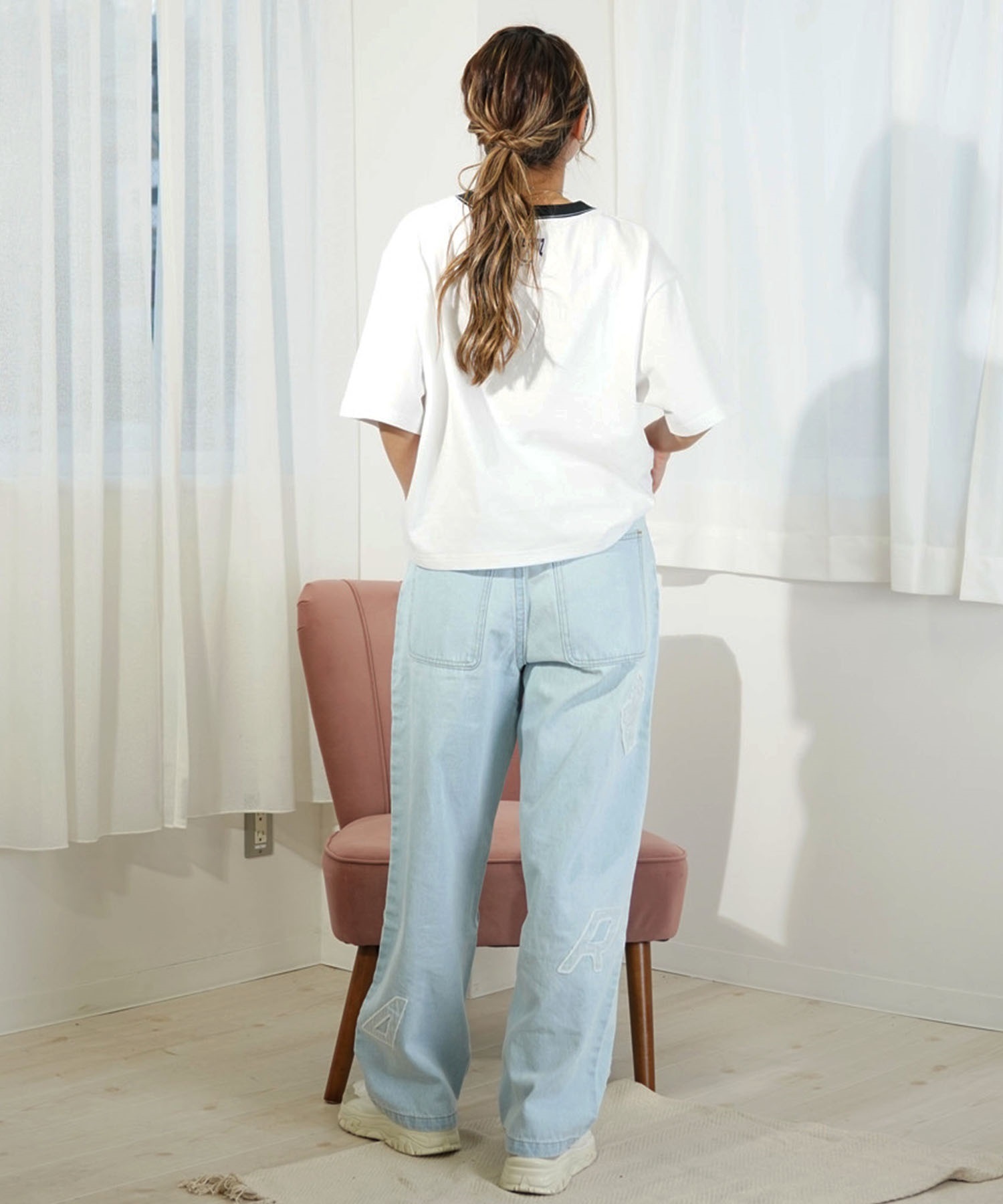 SANTACRUZ サンタクルーズ Bridge Strip Hand Cropped Tee