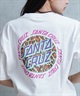 【マトメガイ対象】SANTACRUZ サンタクルーズ Ringed Leopard Dot Tee レディース 半袖Tシャツ バックプリント ムラサキスポーツ別注 502241437(WHITE-M)