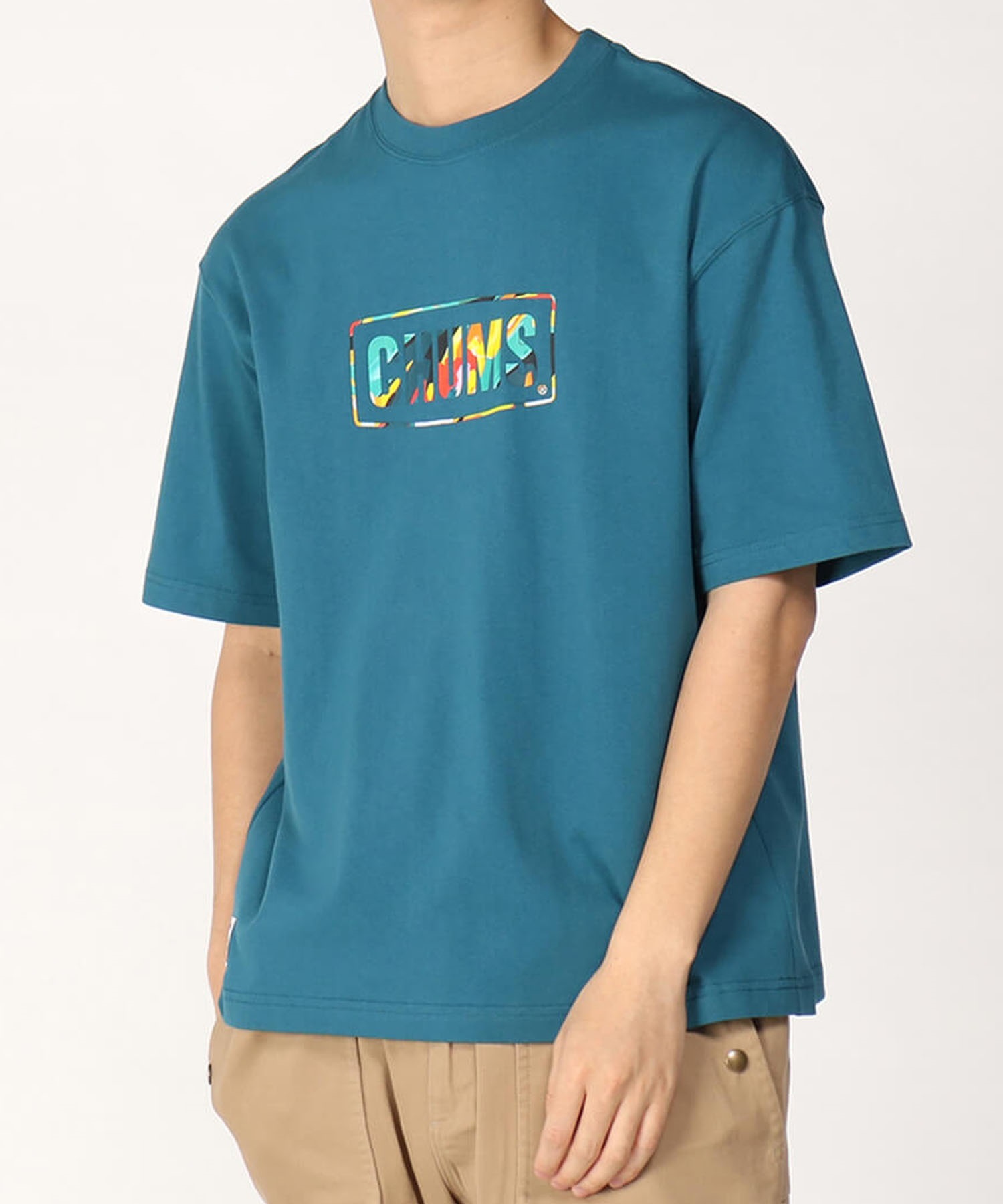 CHUMS チャムス Oversized CHUMS IS FUN T-Shirt レディース Tシャツ バックプリント DESI CH11-2357(W001-M)